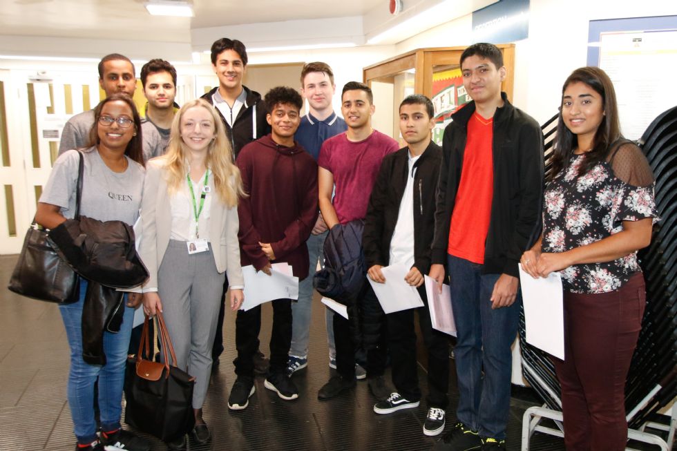 The Heathland School A Level Results Day 2017